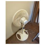 White Oscillating Pedestal Fan