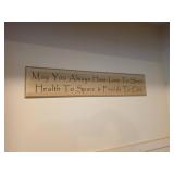 Wooden Inspirational Wall Sign