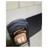 Cosco Folding Table and Three Chairs Set