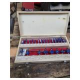 Router Bit Set in Wooden Case, 15 Pieces