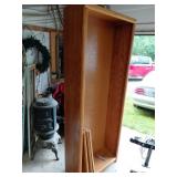 Large Wood Bookcase 33x82in With Shelves