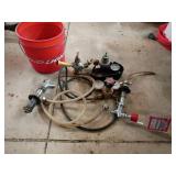 Beer Keg Tap System With Regulators