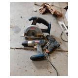 Ryobi 18V Circular Saw, Drill, and Hot Glue