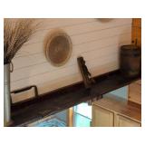 3 Vintage Tools with 17" Keg
