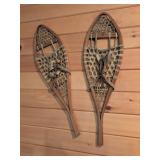 Wooden Snowshoes, 32" x 10"