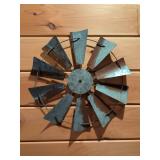 15-Inch Metal Windmill Wall Decor