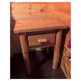 Wooden Night Stand, 23 x 20 x 29 Inches