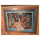 Western Winchester Framed Print, 29.5x23 in
