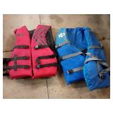 2 KO Life Jackets, Adult Sizes