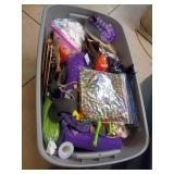 Large Tote of Halloween Decorations