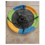 40-Inch Round Saucer Swing with Ropes