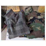 North Face Fleece and US Army Field Jacket