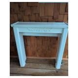White Wood Fireplace Mantel Surround 34x11x33