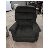 Dark Green Fabric Recliner Chair