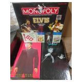 Elvis Presley Monopoly and CD Box Sets