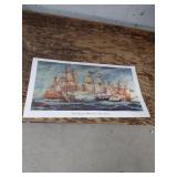 Signed Clair McLain Print, 24x13.5in