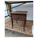 Vintage Wooden Shoe Shine Stool