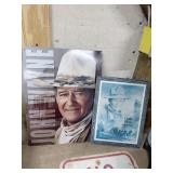 John Wayne Metal and Board Signs