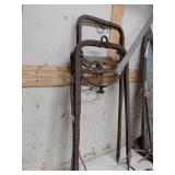Vintage Hay Forks with Chains