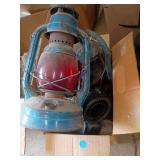 Hemingray Glass Insulators and Lantern