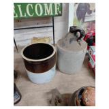 Crock Jug and Crock Set