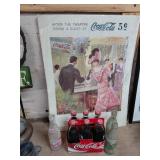Coca-Cola Poster with Bottles