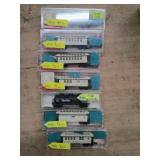7 N Scale Model Train Cars Assorted