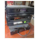 Onkyo Audio System, Panasonic VCR, Power Unit