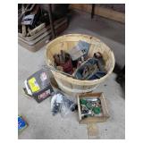 Hardware in Wooden Barrel