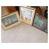 3 Framed Art Prints