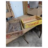 Two Wooden Coca-Cola Crates