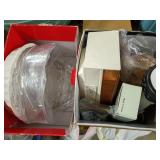 Box Lot of Household Kitchen Items