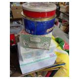 4 Decorative Storage Boxes and Tin