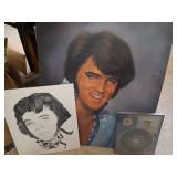 Elvis Presley Art Lot With LP and Puzzle
