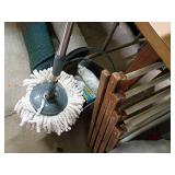 Spin Mop With Bucket and Folding Drying Rack