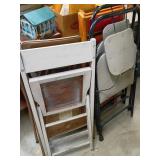 Vintage Folding Chairs, Set of 5