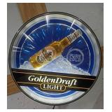 Michelob Golden Draft Lighted Wall Sign