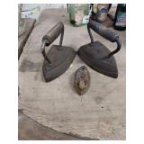 Three Antique Iron Presses