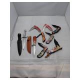 9 Assorted Folding and Fixed Bl
