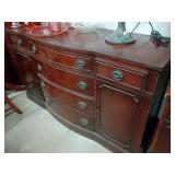 Mahogany Sideboard Buffet, 20x51x18 Inches