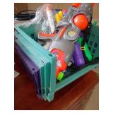 Water Blasters and Plastic Baskets