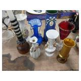 Decorative Glass and Porcelain Vases