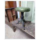 Vintage Cast-Iron Piano Stool