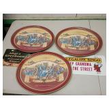 Miller Birth of a Nation Trays and Novelty B