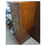 Wooden 5-Drawer File Cabinet 19x23x55