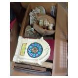 Religious Decor and Holy Bible Cassette Lot