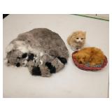 Animal Figurines with Real Fur