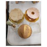 Art Deco Glass Vanity Items