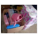 Plastic Containers and Tissue Rolls