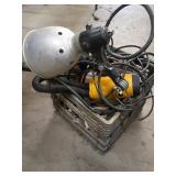 Crate of Miscellaneous Power Tools and Parts